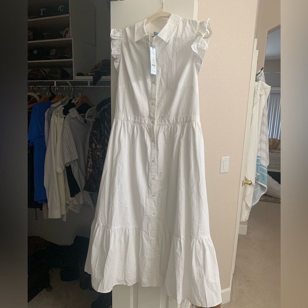 Draper James maxi dress white